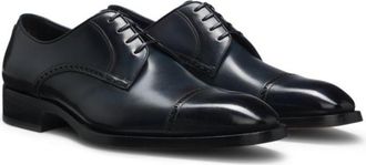BOSS Brogue-detail Derby shoes in leather