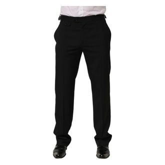 Dolce & Gabbana Dress Trousers - male - Dolce & Gabbana - Suit Trousers - Black - M - Trousers