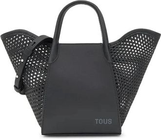 Tous Tulip Cutout Tote - Dames - Handtassen - Zwart - ONE Size - Leer - Tassen