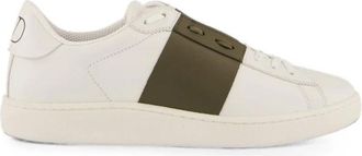 Valentino Garavani Sneakers - Heren - Sneakers - Wit - 41 1/2 EU - Nylon - Schoenen