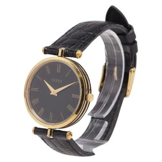 Gucci Pre-owned Watches, female, Black, Size: ONE SIZE Pre-owned Stainless Steel Wristwatch