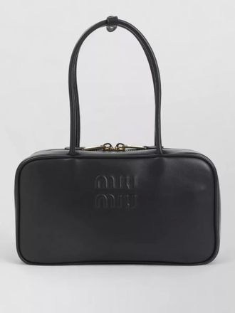 Miu Miu shoulder bag gold tone hardware top handles