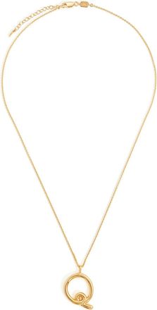 Missoma Q Initial 18kt Gold-plated Necklace