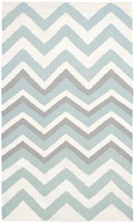 Safavieh Alfombra lana blu/bianco 122 x 183 cm