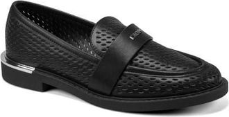 DKNY Rezzi Perforated Loafer in Black at Nordstrom, Size 8.5