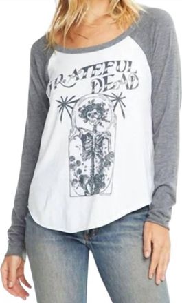 Chaser Grateful Dead Tee In White/grey