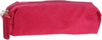 Fendi Pre-owned Bags, female, Pink, Size: ONE SIZE Pre-owned Vintage Canvas Bag