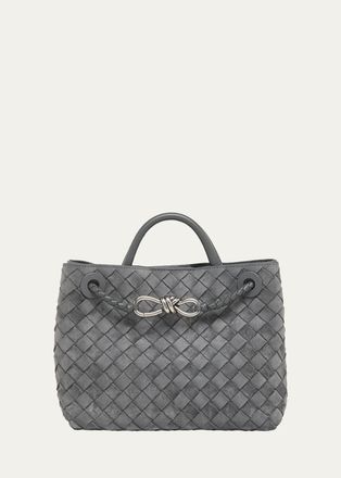 Bottega Veneta Andiamo Suede Top-Handle Bag