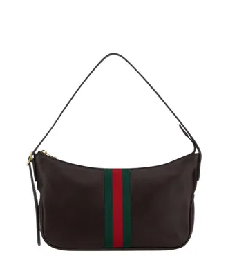 Gucci Dark Brown Lunetta Small Crossbody Bag