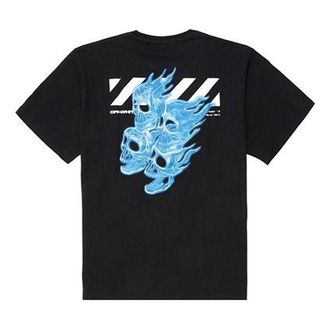 Off-white Mens Skeleton Print Short Sleeve Oversized OMAA038S191850171088