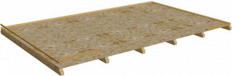 Foresta Foresta - Pavimento in Legno 4x3 Pannelli osb 12 mm per Casetta Rimessa Attrezzi