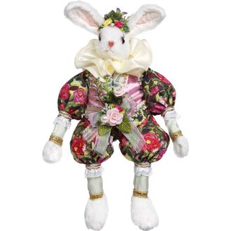 Mark Roberts Bean Bag Pillow Body Rabbit with Vest, Small in Deep Red at Nordstrom