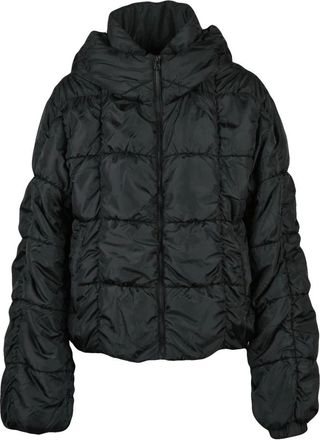 Diesel Jassen, Dames, Zwart, M, Leer, Piumino Goffrato