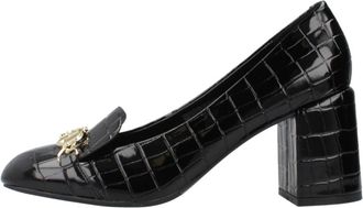 Cafènoir Schoenen, Dames, Zwart, 40 EU, Klassieke Decolleté Pumps met Bandje