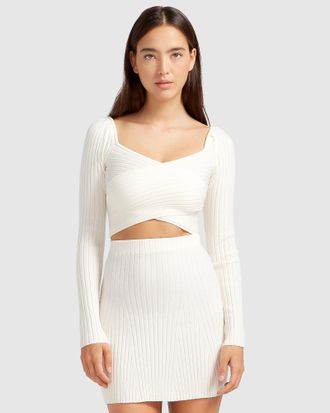 Belle & Bloom Forget Me Not Knit Crop