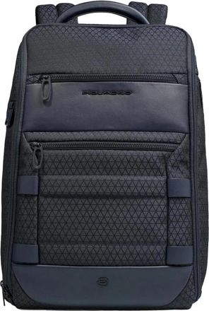 Piquadro Modulaire 2-in-1 Reis Laptop Rugzak 15-6 - Heren - Rugzakken - Blauw - ONE Size - Leer - Tassen
