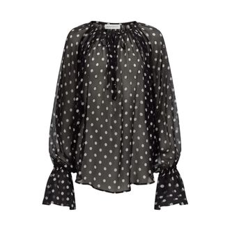 Nina Ricci Camicia a pois - - Blouses & Shirts - Donna - Nero - S