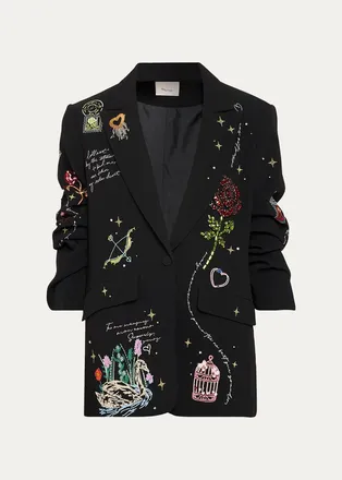 Cinq &agrave; Sept Kelsa Starry Scribbles Blazer