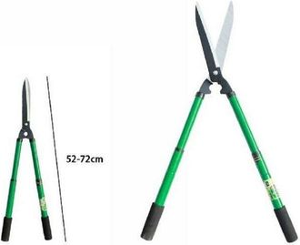 Trade Shop Trade Shop - Forbicione Siepi Allungabile Tagliasiepi Forbici Potatura Cesoie 52-72 Cm 59708