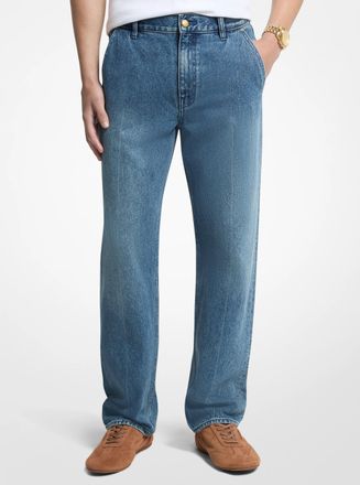 Michael Kors Finn Straight-Leg Denim Jeans