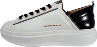 Alexander Smith Wembley Sneakers Wit Zwart - Dames - Sneakers - Wit - 35 EU - Schoenen