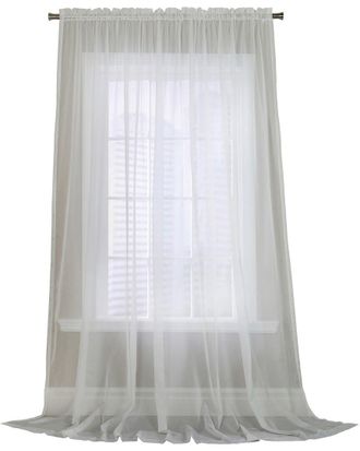 Habitat Rhapsody Rod Pocket European Style High Curtain Voile