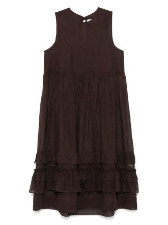 Cawley Studio Genevieve midi dress - Brown