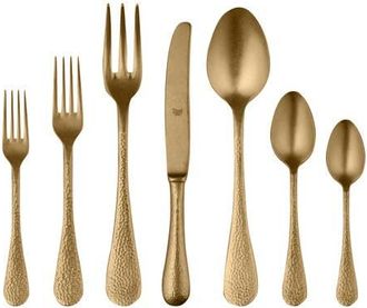 Mepra Epoque Pewter Flatware Set - 32 Pieces in Gold at Nordstrom