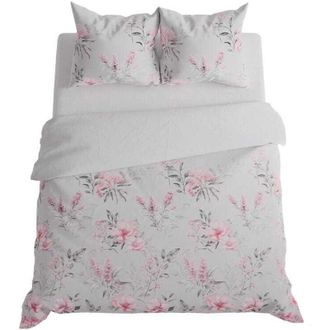 OEM Ropa De Cama 220x200 Algod&oacute;n Sat&eacute;n Flores Azalea