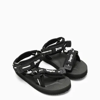 Palm Angels Black X Suicoke Nylon Sandals
