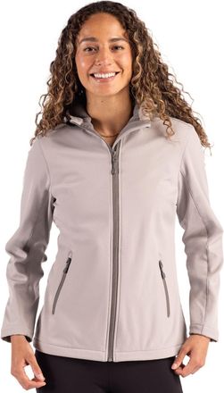 Clique Tempo Recycled Stretch Softshell Womens Hooded Jacket
