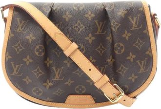 Louis Vuitton Borsa a tracolla Menilmontant PM con monogramma 2011 - Marrone