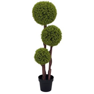 OEM &Aacute;rbol Artificial Irovami En Maceta, Planta Artificial, Aspecto Realista, Para Uso Exterior, Verde Y Negro