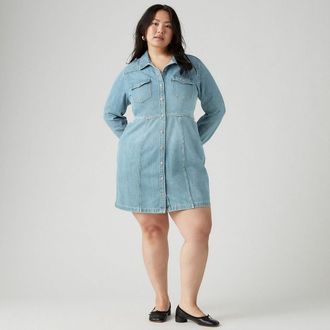 Levi's Plus Hemdjurk in jeans