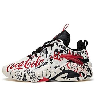 Anta (WMNS) ANTA x Coca Cola Badao White Black Red 122018088S-1