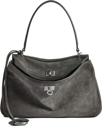 Balenciaga Rodeo Handtas Small - Dames - Schoudertassen - Grijs - ONE Size - Nylon - Tassen