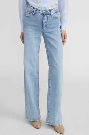 Frame Denim Le Slim Palazzo High Waist Wide Leg Jeans in Ripple at Nordstrom Rack, Size 25