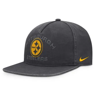Nike Pittsburgh Steelers Primetime Pro Nike Mens NFL Adjustable Hat in Grey | NF5706F7L-6CZ