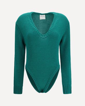 Forte_Forte FORTE_FORTE Cable-knit wool Bodysuit Female II