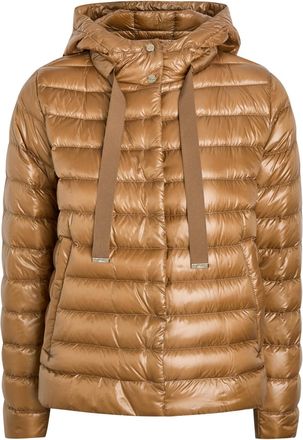 Herno Padded Nylon Jacket - Camel - 48 (UK16 / XL)