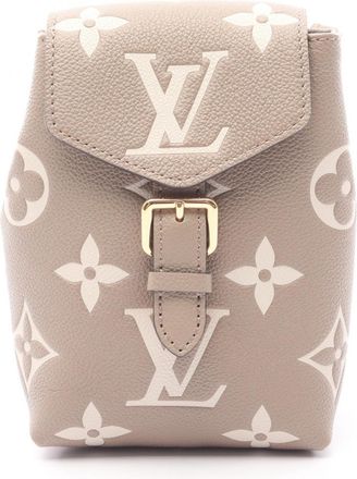 Louis Vuitton Beige Cream Ivory Tourterelle Monogram Empreinte Backpack (Pre-Owned)