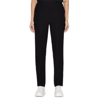 A|X Armani Exchange Straight Trousers, female, Black, Size: XS Straight Trousers