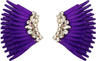 Mignonne Gavigan Womens Mega Mini Madeline Earrings In Purple