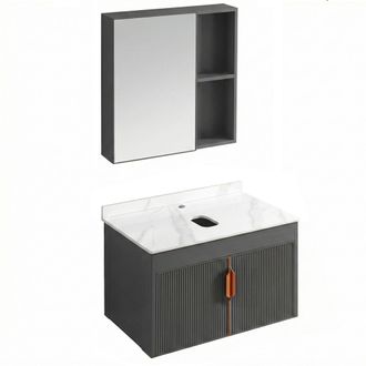 Rea Un Conjunto De Muebles De Ba&ntilde;o Con Encimera Rea Top Aa147 Modo 60cm Grey