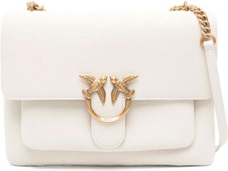 Pinko Pinko, Dames, Tassen, Wit, Maat: ONE Size Leer