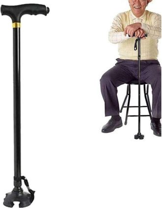 Trade Shop Trade Shop - Balanceo Para Personas Mayores Discapacitadas Con Pies De Caucho De Altura Ajustable