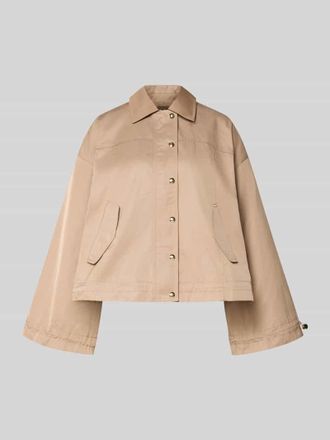 Liu Jo Jacke mit Kimono&auml;rmeln und Pattentaschen in Hazel, Gr&ouml;&szlig;e XXL