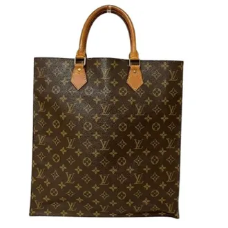 Louis Vuitton Pre-owned Tote Bags, female, Brown, Size: ONE SIZE Pre-owned Sac Plat Monogram Tote Bag