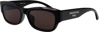 Balenciaga Sunglasses, male, Black, ONE SIZE, Bb0390Sk Rectangular Sunglasses