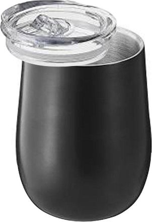 OEM Vaso De Acero Inoxidable Para Beber, Vaso De Acero Inoxidable De 360 Ml, Vaso Agua Reutilizable, Vaso Acero Inoxidable Hogar/oficina, Tapa (negro